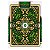 Baralho Bicycle Ornate White Emerald Verde - Imagem 2