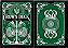 Baralho Crown Deck Verde - Imagem 1