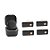 Microfone sem fio E-Image EP-4 USB-C com 4 receptores - Imagem 1