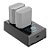 Carregador de Bateria Duplo SmallRig 4087 para NP-FZ100 - Imagem 2