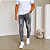 Calça Jeans Destroyed Masculina Skinny AN07 - Imagem 2