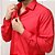 Camisa Masculina Slim Lisa Manga Longa Vermelho - Imagem 5
