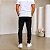 Calça Jeans Slim Preta SD05 - Imagem 4