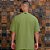 Camiseta Masculina Oversized Texturizada Verde - Imagem 3