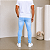 Calça Jeans Slim Azul Clara SD03 - Imagem 4