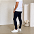 Calça Jeans Skinny Azul Escura VK01 - Imagem 5