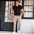 Calça Social Masculina Alfaiataria Sarja Esporte Fino Caqui - Imagem 4