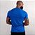 Camiseta Masculina Slim Básica Lisa Azul Céu - Imagem 3