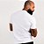 Camiseta Masculina Slim Básica Lisa Branca - Imagem 2
