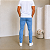 Calça Jeans Slim Azul Médio SD02 - Imagem 4