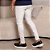 Calça Social Masculina Alfaiataria Skinny Poliéster Branca - Imagem 2