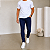 Calça Jeans Slim Azul Escura SD01 - Imagem 2