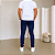 Calça Jeans Slim Azul Escura SD01 - Imagem 4