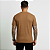 Camiseta Masculina Slim Canelada Lisa Marrom - Imagem 8