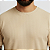 Camiseta Masculina Slim Canelada Lisa Bege - Imagem 3