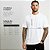 Camiseta Masculina Básica Lisa Gola Ribana Branca - Imagem 9