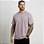 Camiseta Masculina Básica Lisa Gola Ribana Lilás - Imagem 2