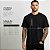 Camiseta Masculina Básica Lisa Gola Ribana Preta - Imagem 10