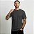 Camiseta Masculina Slim Canelada Lisa Chumbo - Imagem 7