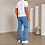 Calça Jeans Tradicional Reta Azul Média BF04 - Imagem 3