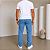 Calça Jeans Tradicional Reta Azul Média BF04 - Imagem 4