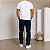 Calça Jeans Tradicional Reta Azul Escura BF02 - Imagem 4