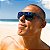 Óculos de Sol Masculino HB Floyd Matte Black Wood Gray - Imagem 4