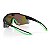 Óculos Esportivo Hupi Magnetic Preto e Verde Lente Verde Espelhado - Imagem 3