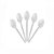 Colher De Sobremesa Cristal 12cm Cx 1000 unid - Imagem 2