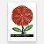 Xilogravura A Rosa do Amor P - assinada por J. Borges - PE (Última Peça) - Imagem 1