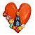 Coração Aparecida com Flores - Beth - MG - Imagem 1
