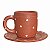 Caneca Rosa com Pires - Luiza - Vale do Jequitinhonha - MG - Imagem 1