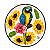 Cuia Arara Azul - Tita - PE - Imagem 1