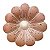 Flor de Parede 12Cm Rosa - Aline - Vale do Jequitinhonha - MG - Imagem 1