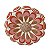 Flor de Parede 8Cm Branca - Roberta - Vale do Jequitinhonha - MG - Imagem 1