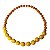 Colar de Jarina e Paxiuba em Amarelo - Maria José - AC - Imagem 1