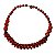 Colar de Açaí, Paxiuba e Jarina em Vermelho - Maria José - AC - Imagem 1