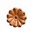Flor de Parede 5Cm Cobre - Natália - Vale do Jequitinhonha - MG - Imagem 1