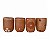 Conjunto com 4 Copos - Vale do Jequitinhonha - MG - Imagem 1