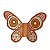 Borboleta de Parede 10x9 Branca - Roberta - Vale do Jequitinhonha - MG - Imagem 1