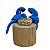 Casal de Arara Azul com Filhote - Olinda - MS - Imagem 1