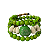 Pulseira Voltas Açaí Verde Claro - Rosa - AL - Imagem 1