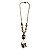 Colar de Jarina com Macrame Branco - Rose - AM - Imagem 1