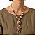 Colar de Jarina com Macrame Branco - Rose - AM - Imagem 2