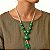 Colar de Jarina com Macrame Verde - Rose - AM - Imagem 2