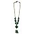 Colar de Jarina com Macrame Verde - Rose - AM - Imagem 1