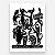 Xilogravura Banda dos Bichos M - assinada por J. Borges - PE (Garimpo Especial) - Imagem 1