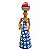 Boneca Lavandeira G Vestido Azul - Ednaldo - PE - Imagem 1