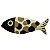 Peixe Pintura Preto e Marfim P - Tacy Pontual - PE - Imagem 1