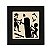 Quadro Preto e Branco Mini - J. Borges - PE - Imagem 1